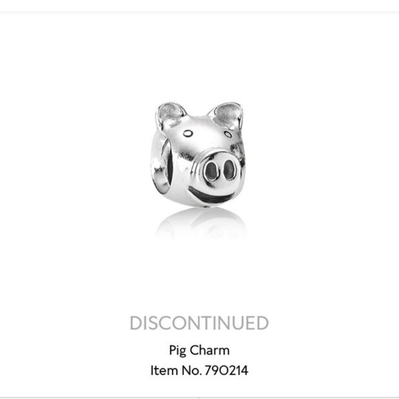 Pandora Jewelry - Retired Pandora Pig Charm EUC